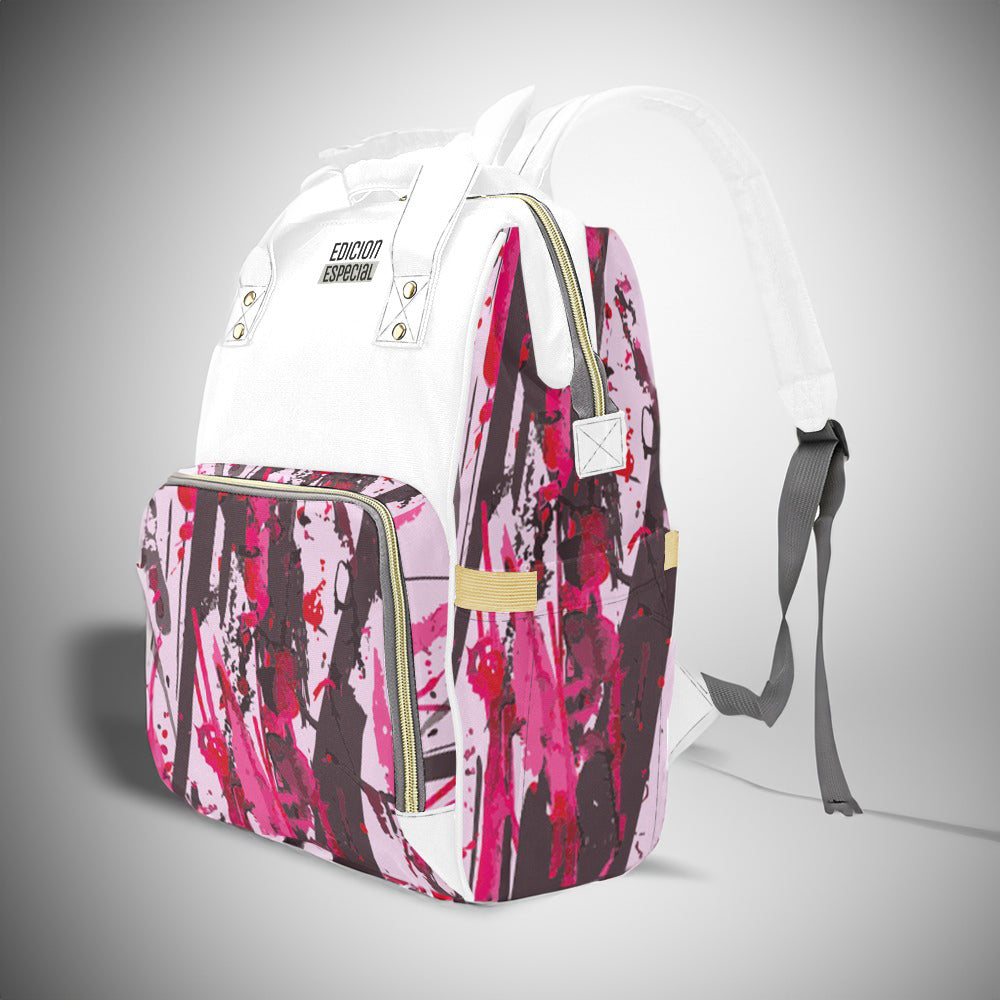 Wild Pink Multi-Function Diaper Backpack