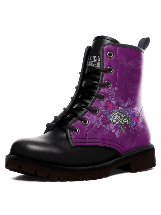 Turtle Purple Boots 1