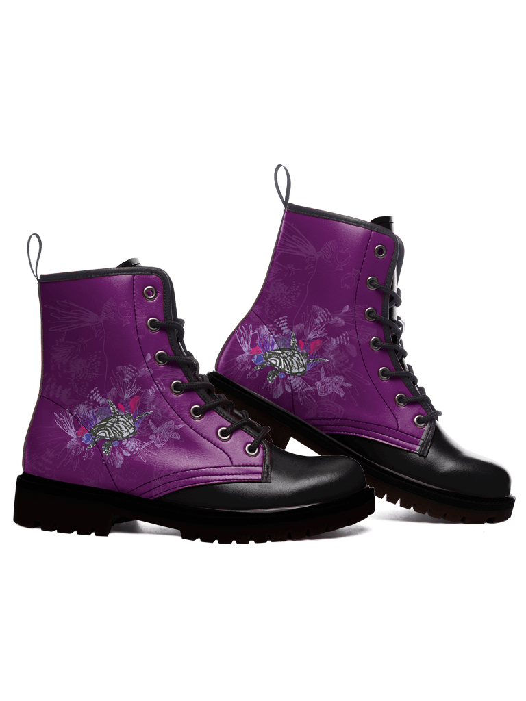 Turtle Purple Boots 3