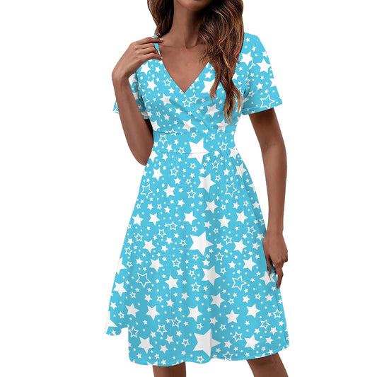 Blue Star Short Ladies dress